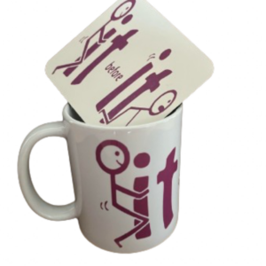 F* it before it F*s you Mug & coaster set