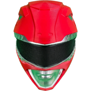 Red Power Ranger helmet