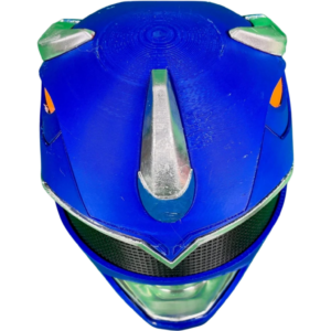 Blue Power Ranger helmet 3d printed