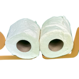 Poop toilet roll holder